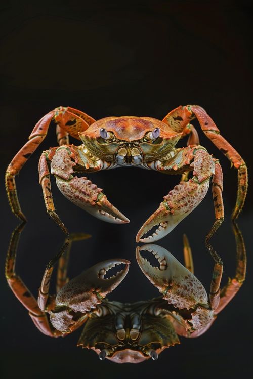 海鲜水产市场淡水两栖螃蟹 摄影图 下载至来源处